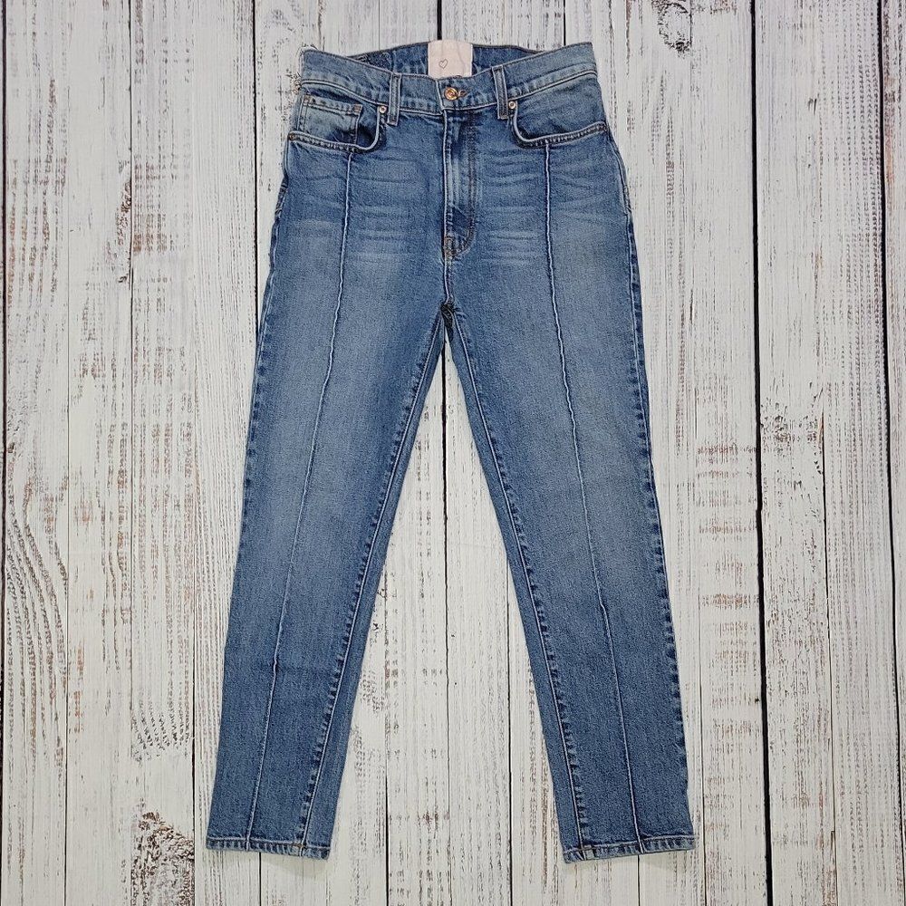 Revice Denim Women's Size 29 Star High Rise Medium Wash Cotton Skinny Jeans